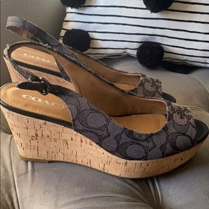 Coach wedges